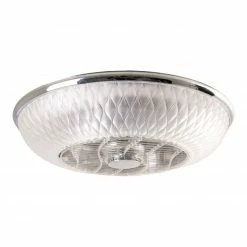 LED-Deckenleuchte - transparent - mit Ventilator