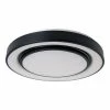 LED-Deckenleuchte MONTEREY - schwarz-weiß - Ø 37,5 cm