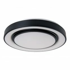 LED-Deckenleuchte MONTEREY - schwarz-weiß - Ø 37,5 cm