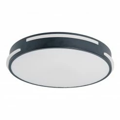 LED-Deckenleuchte VENTURA - schwarz-weiß - Ø 40 cm