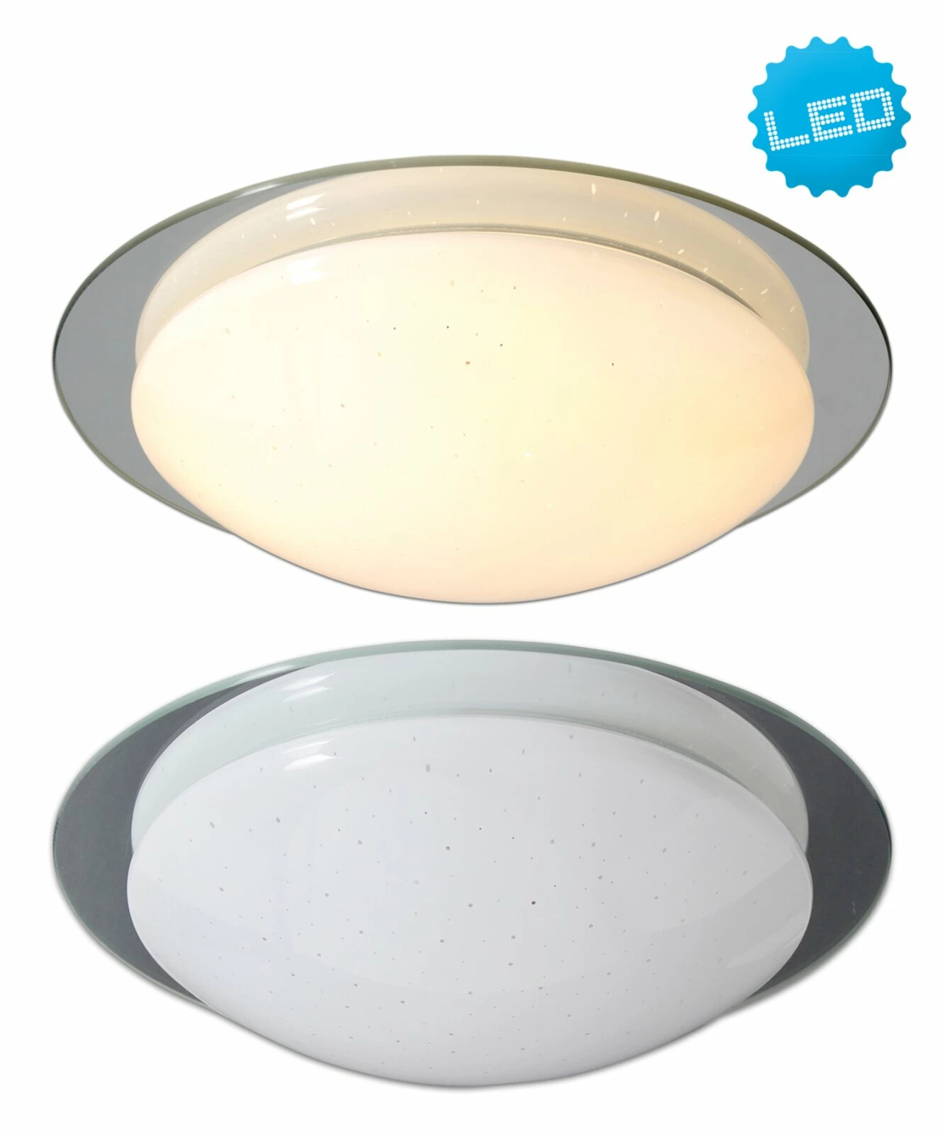 LED-Deckenleuchte PALMA - chrom - Ø 30 cm – Bild 3