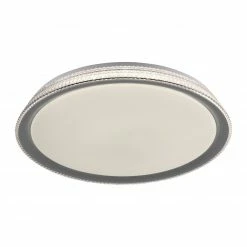 LED-Deckenleuchte - silber - SmartHome - Ø 51 cm