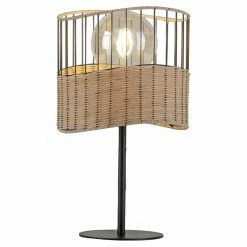 Tischleuchte - schwarz - 42 cm hoch