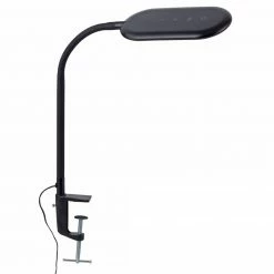 LED-Klemmleuchte - schwarz - dimmbar - Flexarm