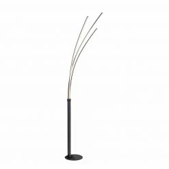 LED-Stehleuchte MAJA - schwarz - 215 cm hoch