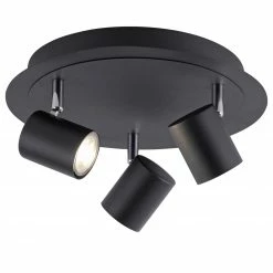 LED-Deckenstrahler - anthrazit - 3-flammig