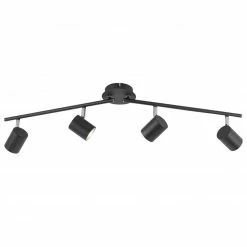 LED-Deckenstrahler - anthrazit - 4-flammig