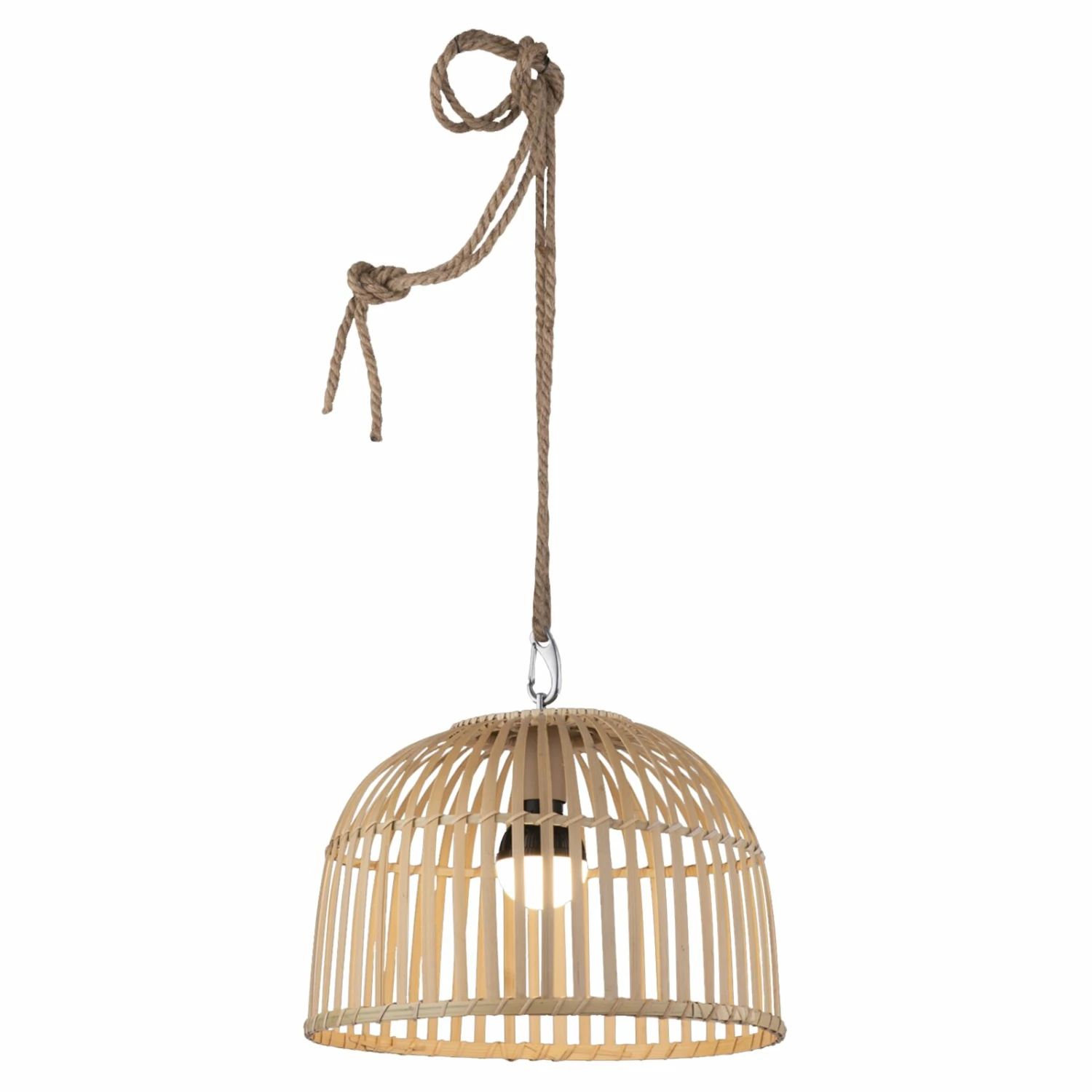 Outdoor-Pendelleuchte - natur - dimmbar - RGB+W