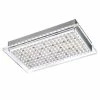 LED-Deckenleuchte - stahlfarben - 31 cm breit