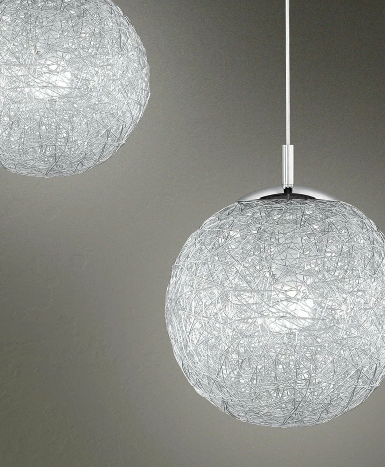 Pendelleuchte - silber - Aluminium - Ă 30 cm â Bild 3