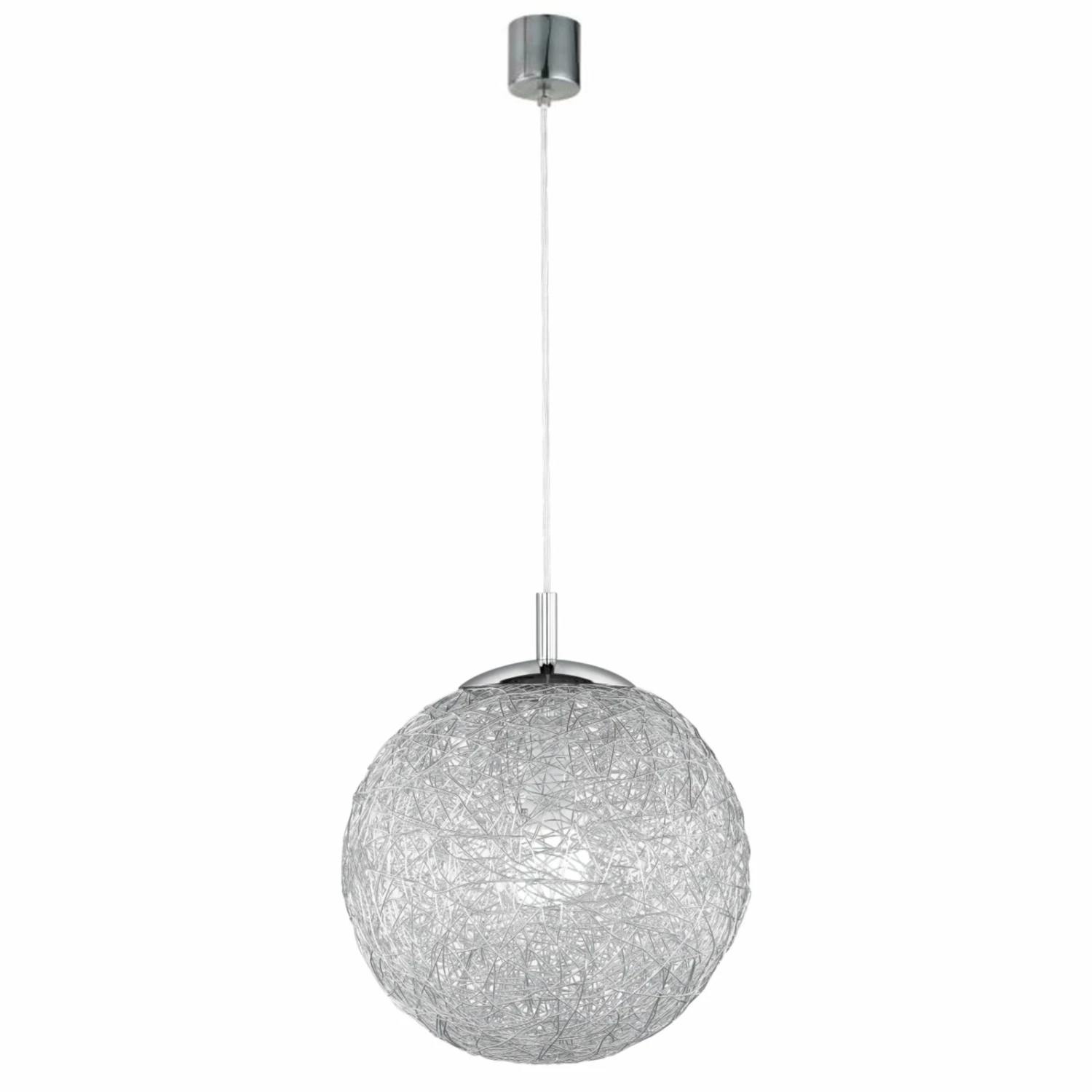 Pendelleuchte - silber - Aluminium - Ă 30 cm