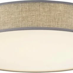 LED-Deckenleuchte - grau - Ø 40 cm - 24 Watt