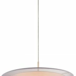 Pendelleuchte - grau - Nickel matt - Ø 40 cm