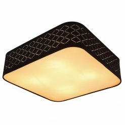 Deckenleuchte - schwarz-gold - 45 cm