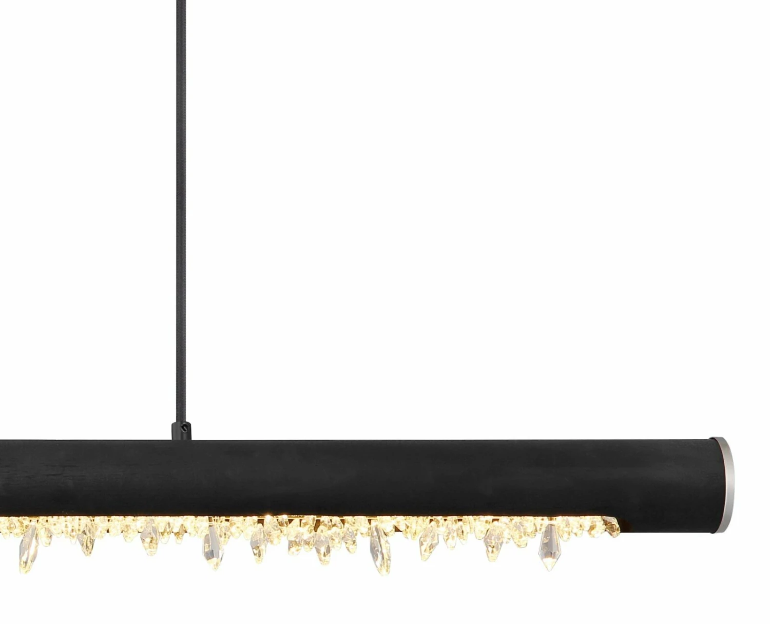 LED-Pendelleuchte - Nickel matt-Burned Wood - Memory-Funktion - 100 cm – Bild 3