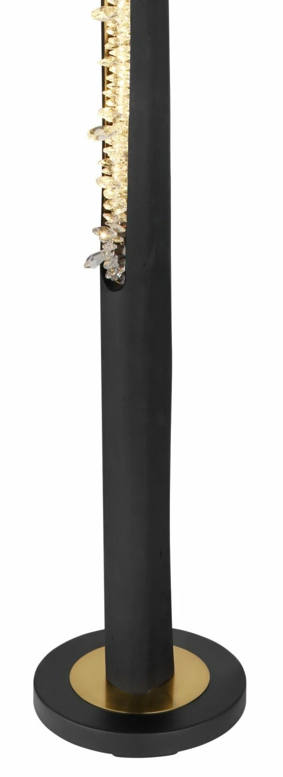 LED-Stehleuchte - Burned Wood-goldfarben - dimmbar - 151 cm – Bild 3