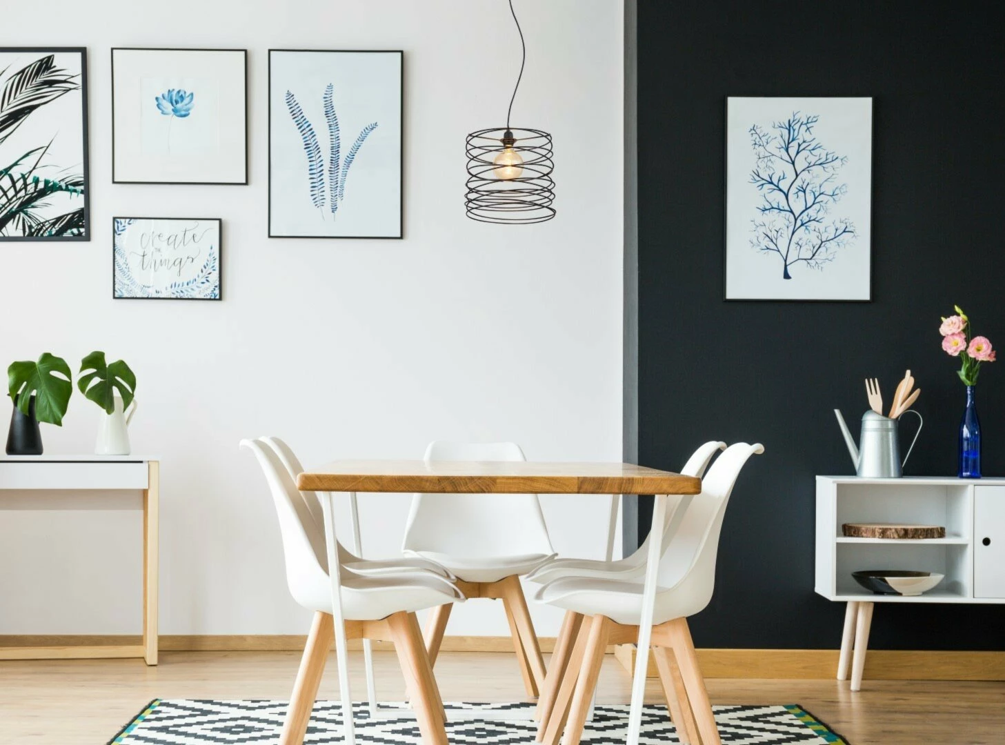 HĂ€ngeleuchte - schwarz - Metall - 1-flammig â Bild 2