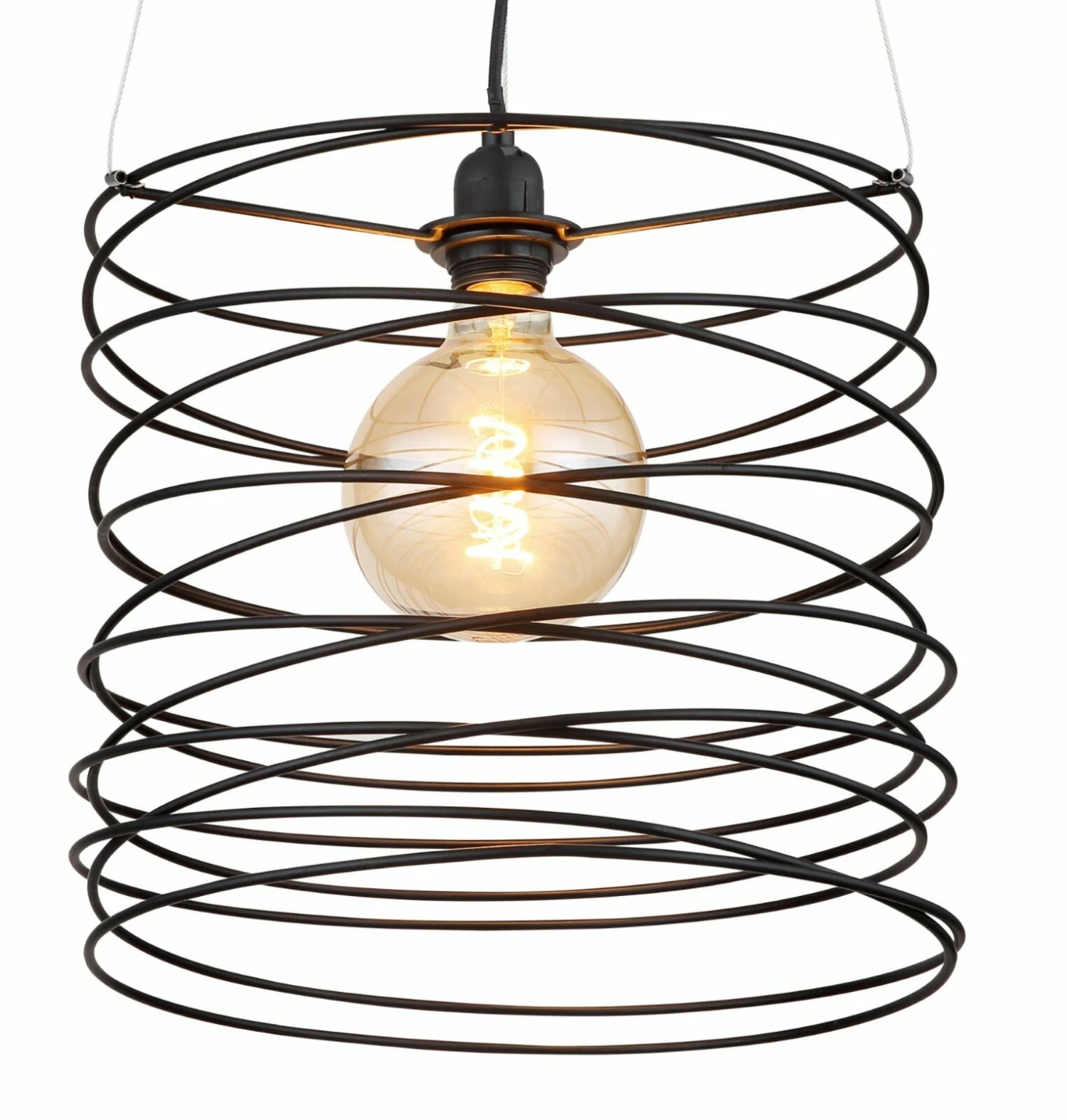 HĂ€ngeleuchte - schwarz - Metall - 1-flammig â Bild 3