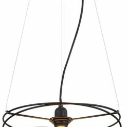 HĂ€ngeleuchte - schwarz - Metall - 1-flammig