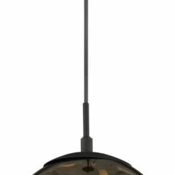 Hängeleuchte - schwarz - Metall - 1-flammig - 25 cm