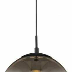 Hängeleuchte - schwarz - Metall - 1-flammig - 30 cm