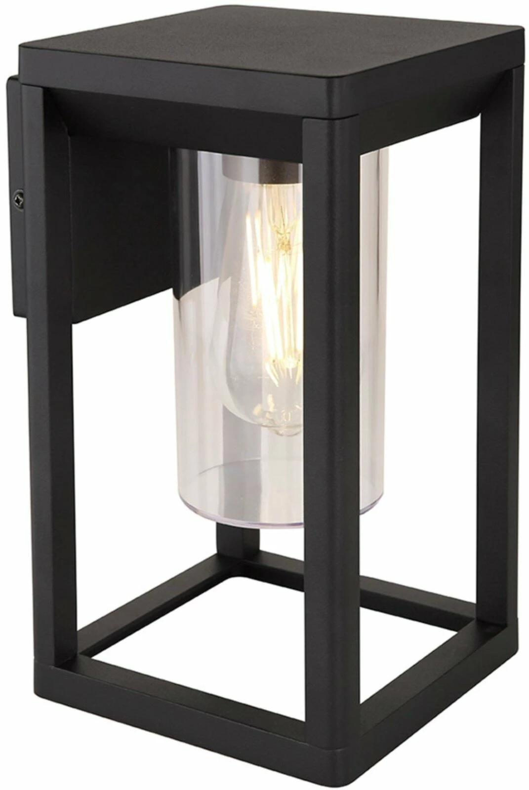 Außenleuchte - schwarz matt - Aluminium - 27 cm hoch