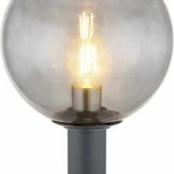 Außen-Sockelleuchte - anthrazit - Aluminium - 38 cm hoch