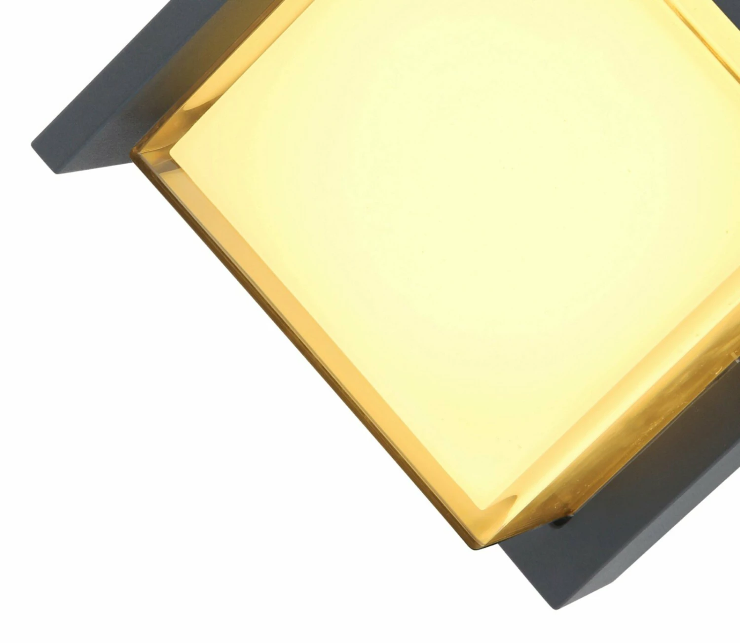 LED-Wand-Außenleuchte - anthrazit - Aluminium - Rautenform – Bild 3