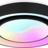 LED-RGB-Deckenleuchte - schwarz - mit Fernbedienung - Ø 38 cm