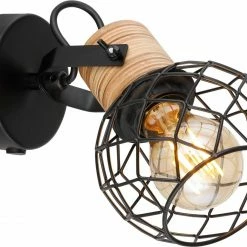 Spot - schwarz - matt - Metall