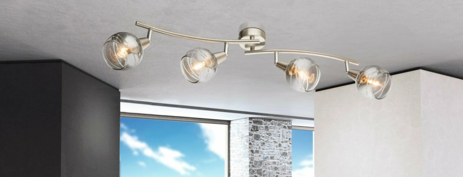 LED-Strahler - Nickel matt - schwenkbare Spots – Bild 2