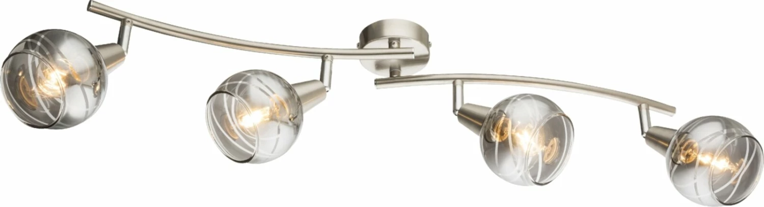 LED-Strahler - Nickel matt - schwenkbare Spots