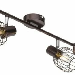 Deckenstrahler - bronzenfarben - Metall - beweglich