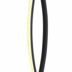 LED-Stehlampe - schwarz - Metall - mit Kabel