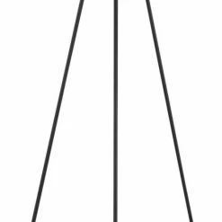 Standleuchte - schwarz-matt - Metall - 150 cm hoch