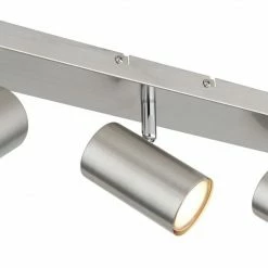 Deckenstrahler - Nickel-matt - Metall - 41 cm breit