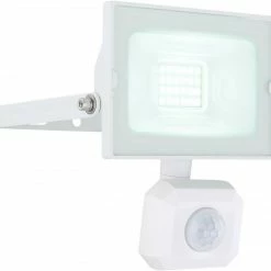 Außenlampe - weiß - Aluminium - schwenkbar