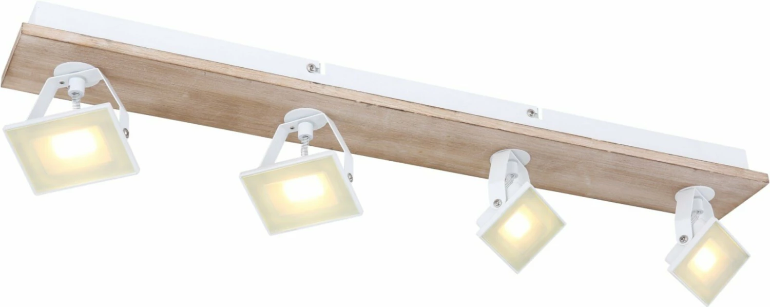 LED-Deckenleuchte - weiß - 4-flammig