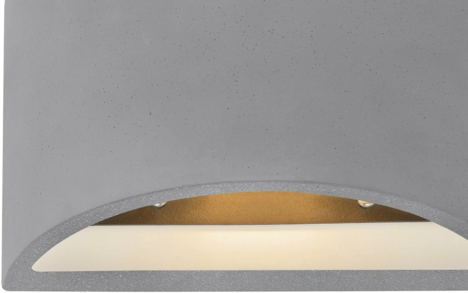 Wandleuchte - grau - Beton - 20 cm breit – Bild 3