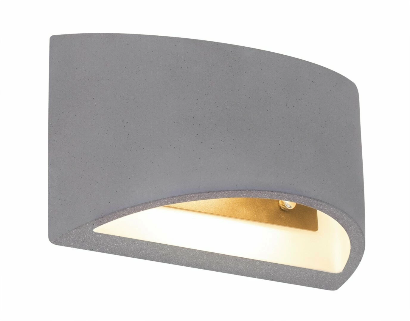 Wandleuchte - grau - Beton - 20 cm breit