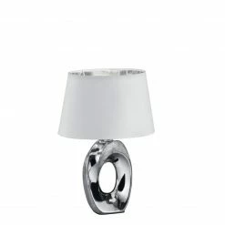 Tischleuchte - silberfarben - 33 cm hoch