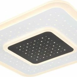 LED-Deckenleuchte - weiß matt - dimmbar - mit Fernbedienung