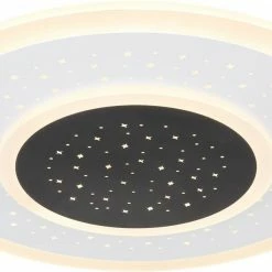 LED-Deckenleuchte - weiß matt - dimmbar - mit Fernbedienung