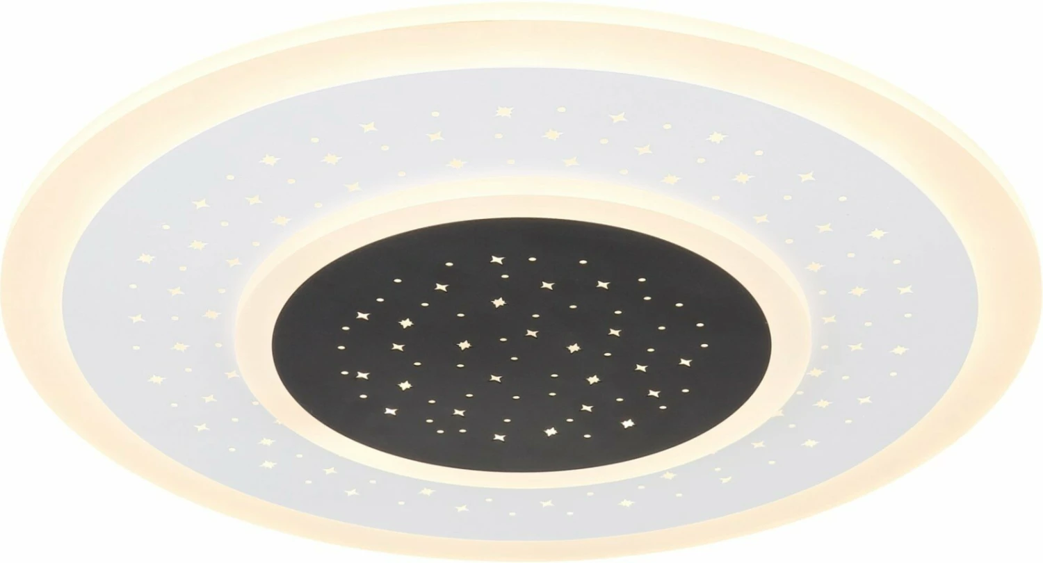 LED-Deckenleuchte - weiß matt - dimmbar - mit Fernbedienung