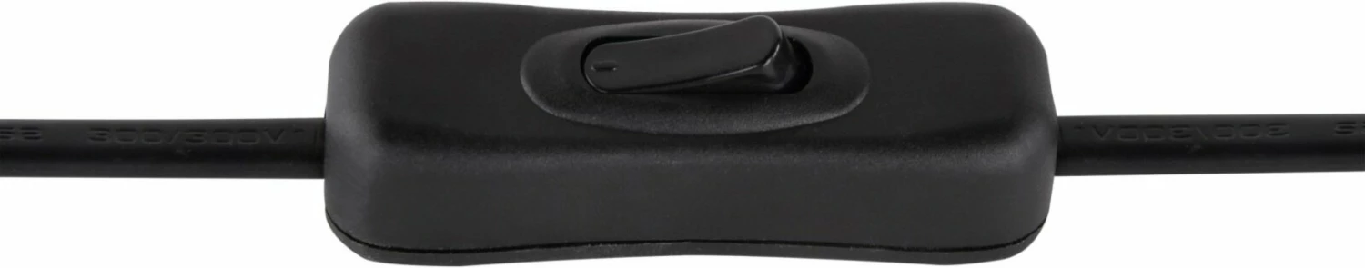 Tischleuchte - schwarz-grau - Wippschalter - 45 cm – Bild 4