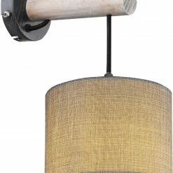 Wandleuchte - schwarz-grau - Kippschalter