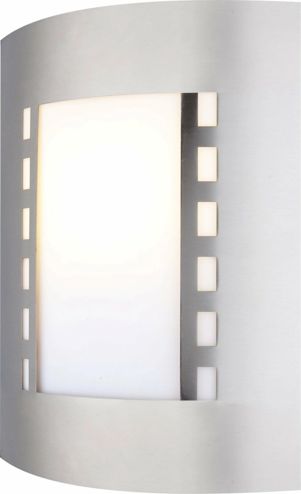 Außenleuchte - silber - Edelstahl - 29 cm hoch