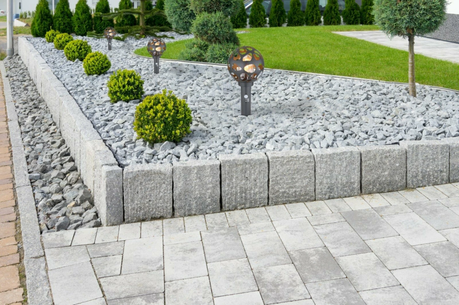 Außen-Sockelleuchte - anthrazit - Edelstahl - 45cm – Bild 2