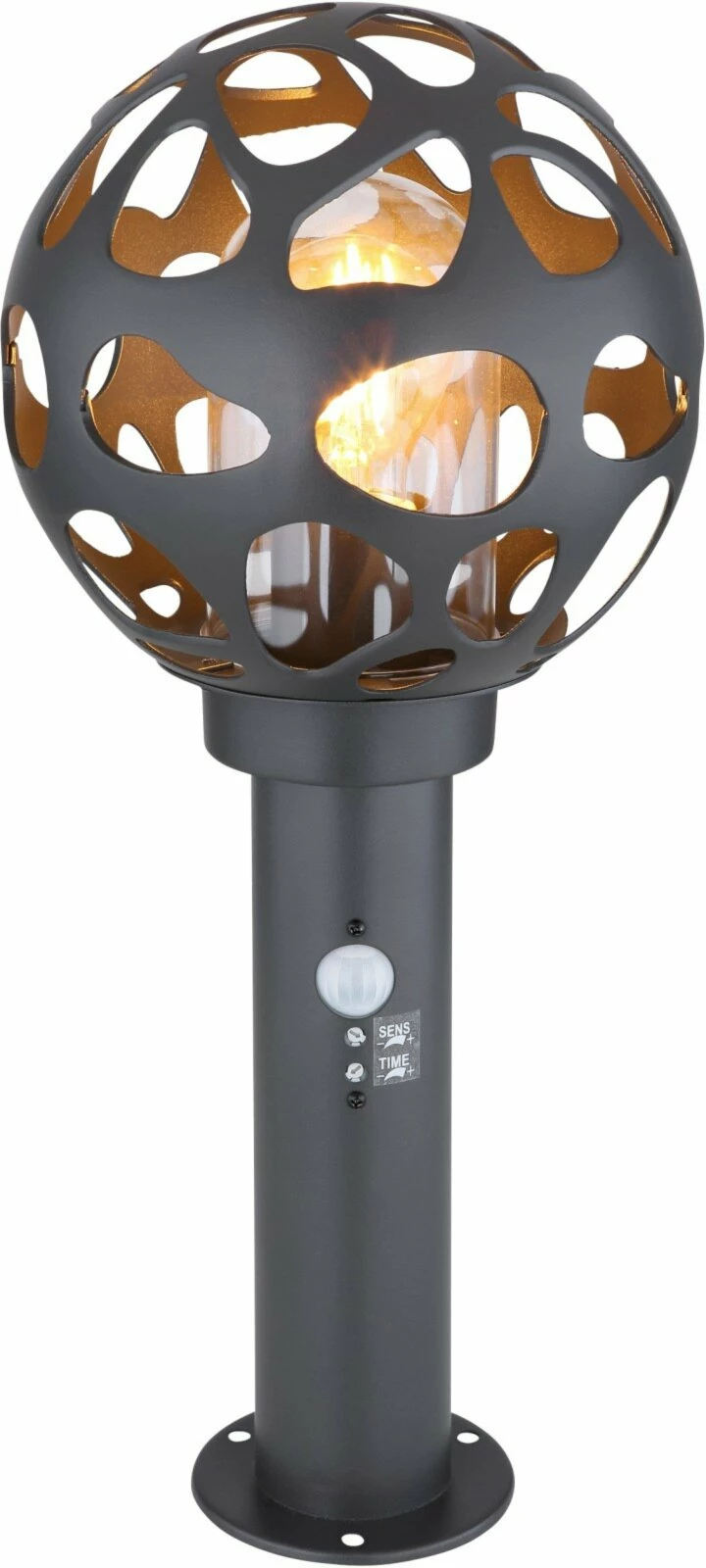 Außen-Sockelleuchte - anthrazit - Edelstahl - 45cm