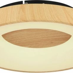 LED-Deckenleuchte - holzfarben - dimmbar - ø 40 cm